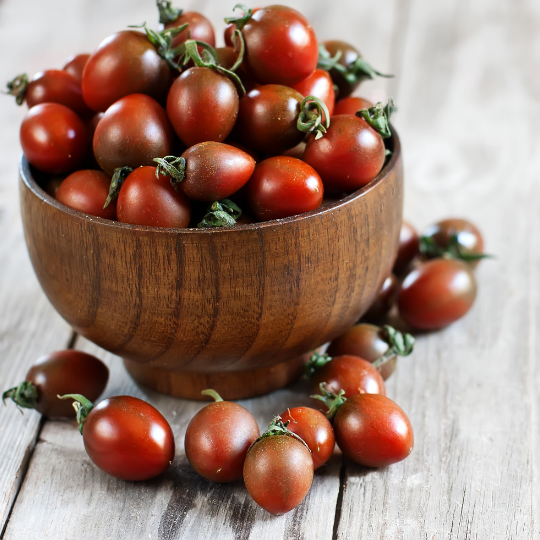 Black Plum Tomato (Solanum lycopersicum)