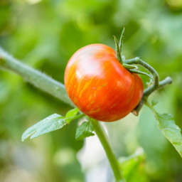 [324] Red Zebra Tomato (Solanum lycopersicum)